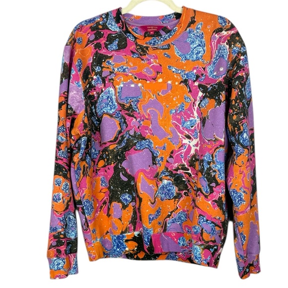 Teddy Fresh Tops - Teddy Fresh x Myfawnwy Marble Artist Tie Dye Crewneck Medium Sweatshirt
